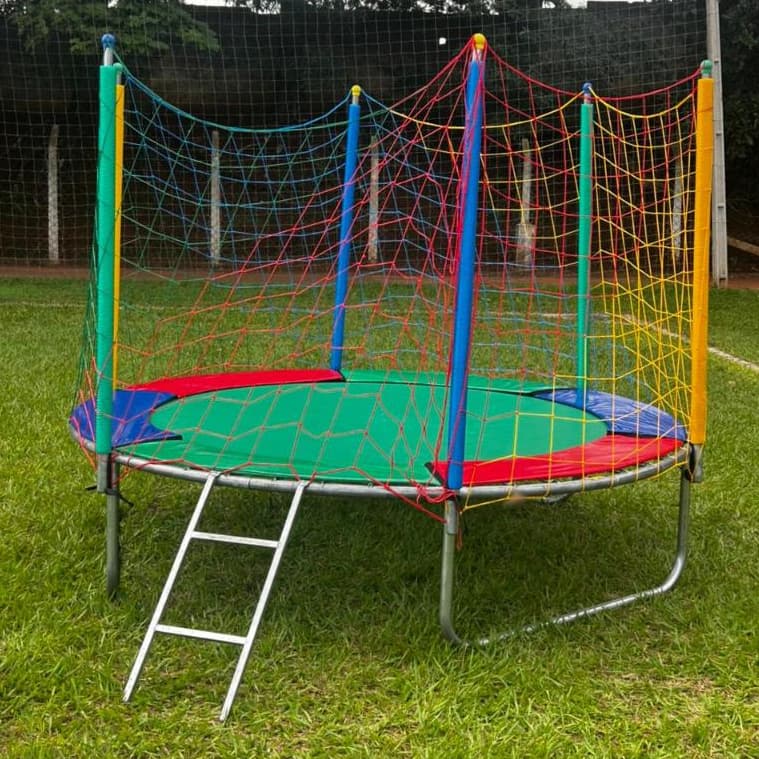 Cama Elástica Infantil Pula Pula Trampolim 2,44m Nacional Premium