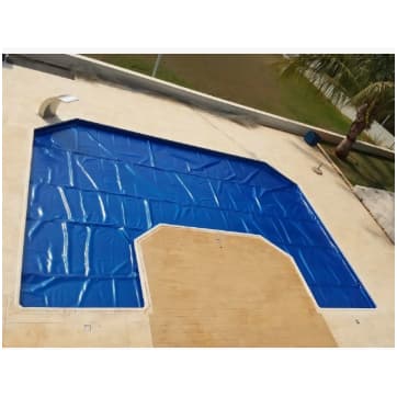 Capa Térmica Piscina 5 X 4 Thermocap 300 Micras 5x4 Cor Azul