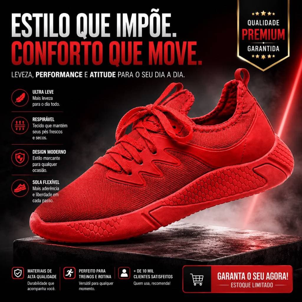 Tênis Feminino Masculino Esportivo Tecido Respirável Leve Casual Caminhada Envio Imediato