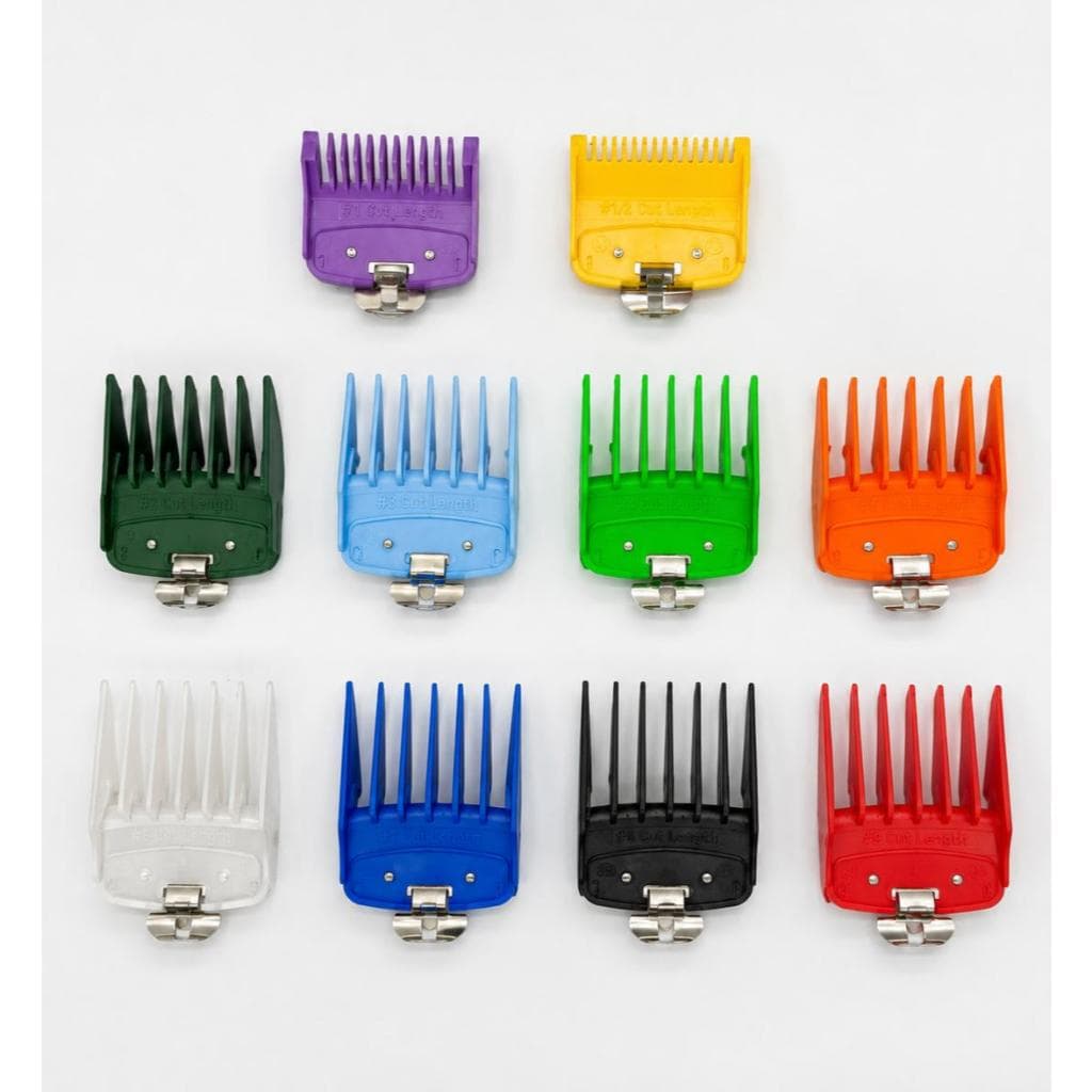 Kit Pentes de máquina Magnético Colorido -  Wahl, Andis, Conair, Wmark