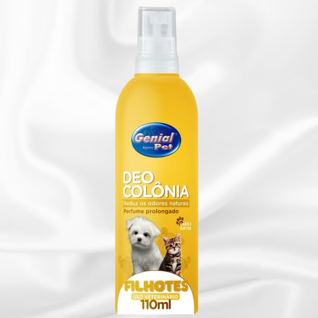 Perfume Deo Colônia Filhotes 110ml para Cães e Gatos - Genial Pet