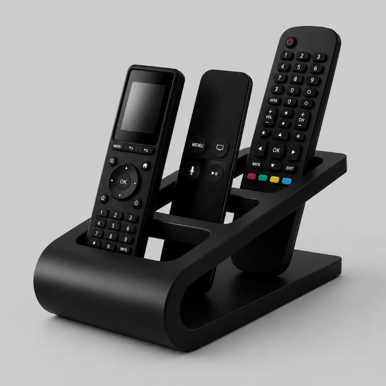 Suporte Organizador para Controles remoto universal de mesa | Moderno Decorativo | pratico [3]