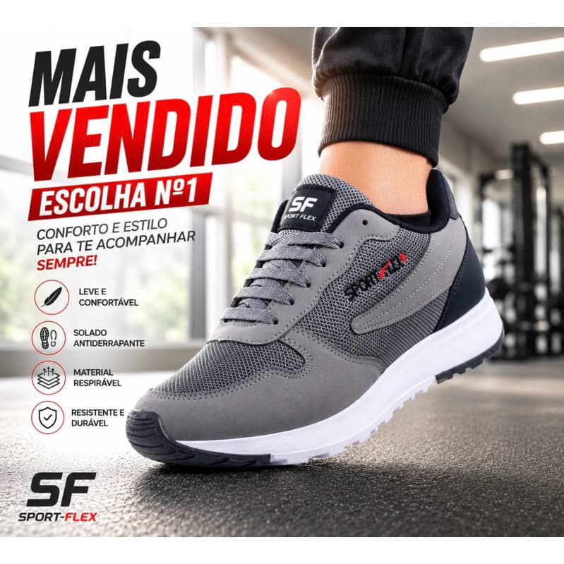 tênis Premium Confortável Completo Esportivo Academia Corrida 2026 Resistente Leve Envio Rápido