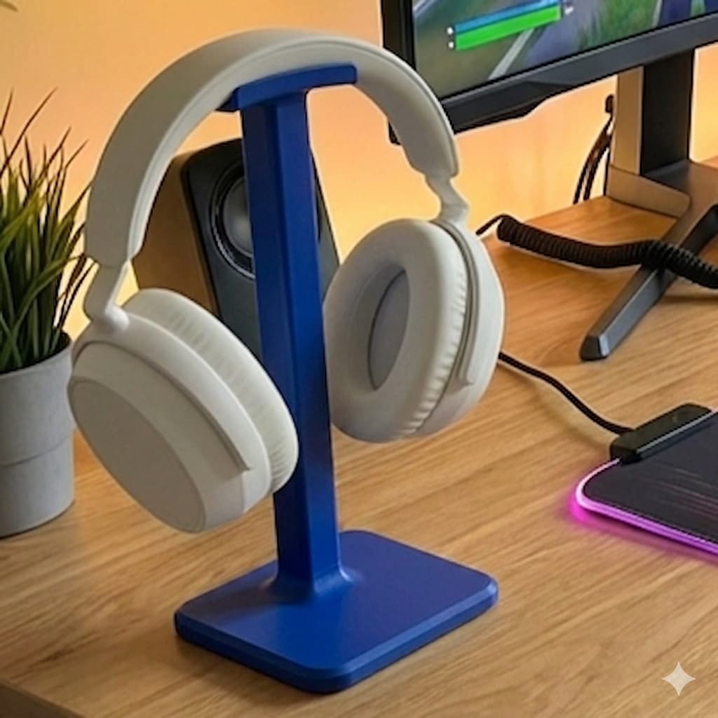 Suporte Gamer de Mesa Universal para Headset Suporte de Ouvido | Design Minimalista