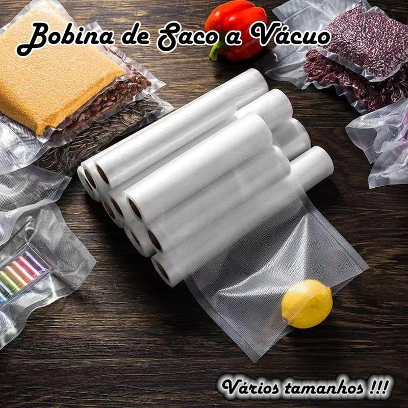 Bobina De Saco a Vácuo com Ranhuras para Selagem Eficiente ( Vários Tamanhos ) 15x5m 20x5m 25x5m 28x5m 30x5m