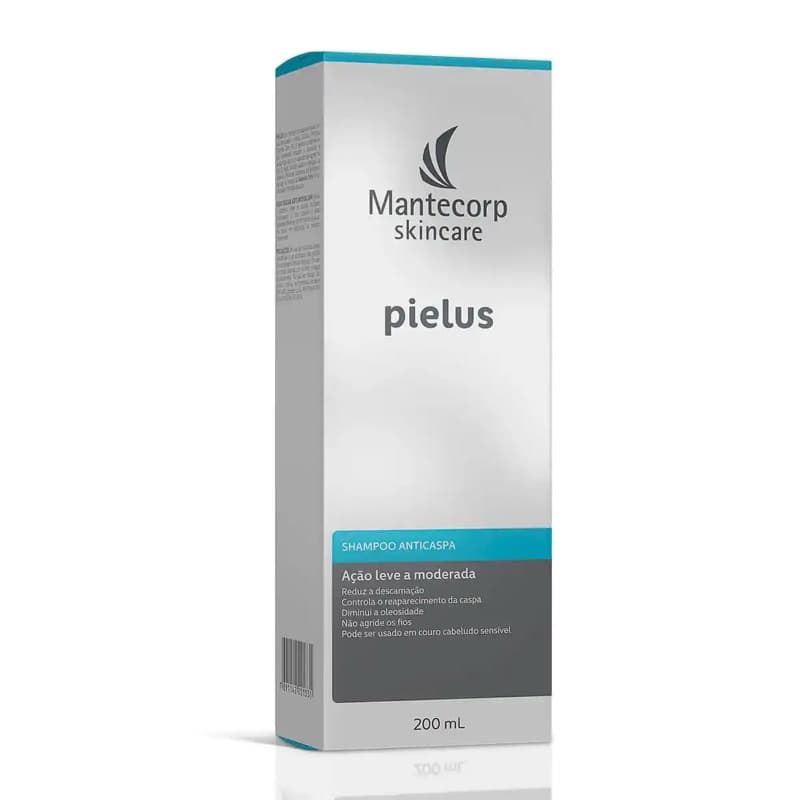 Shampoo Anticaspa Mantecorp Skincare Pielus 200ml