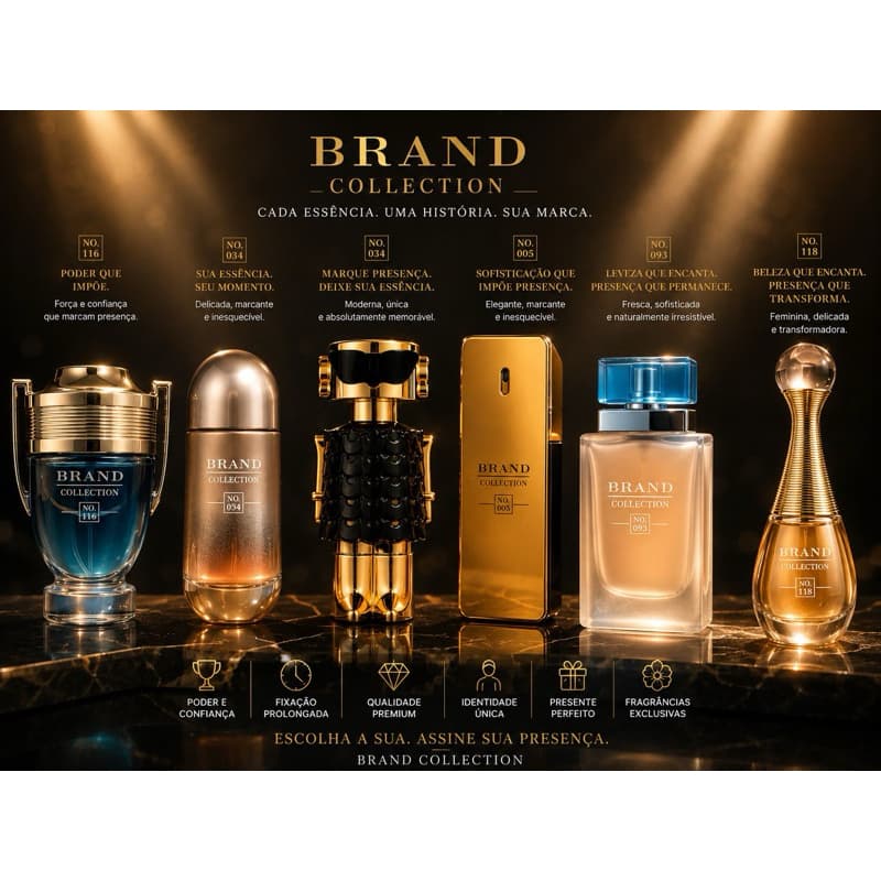 Perfumes importados Brand collection feminino e masculino.