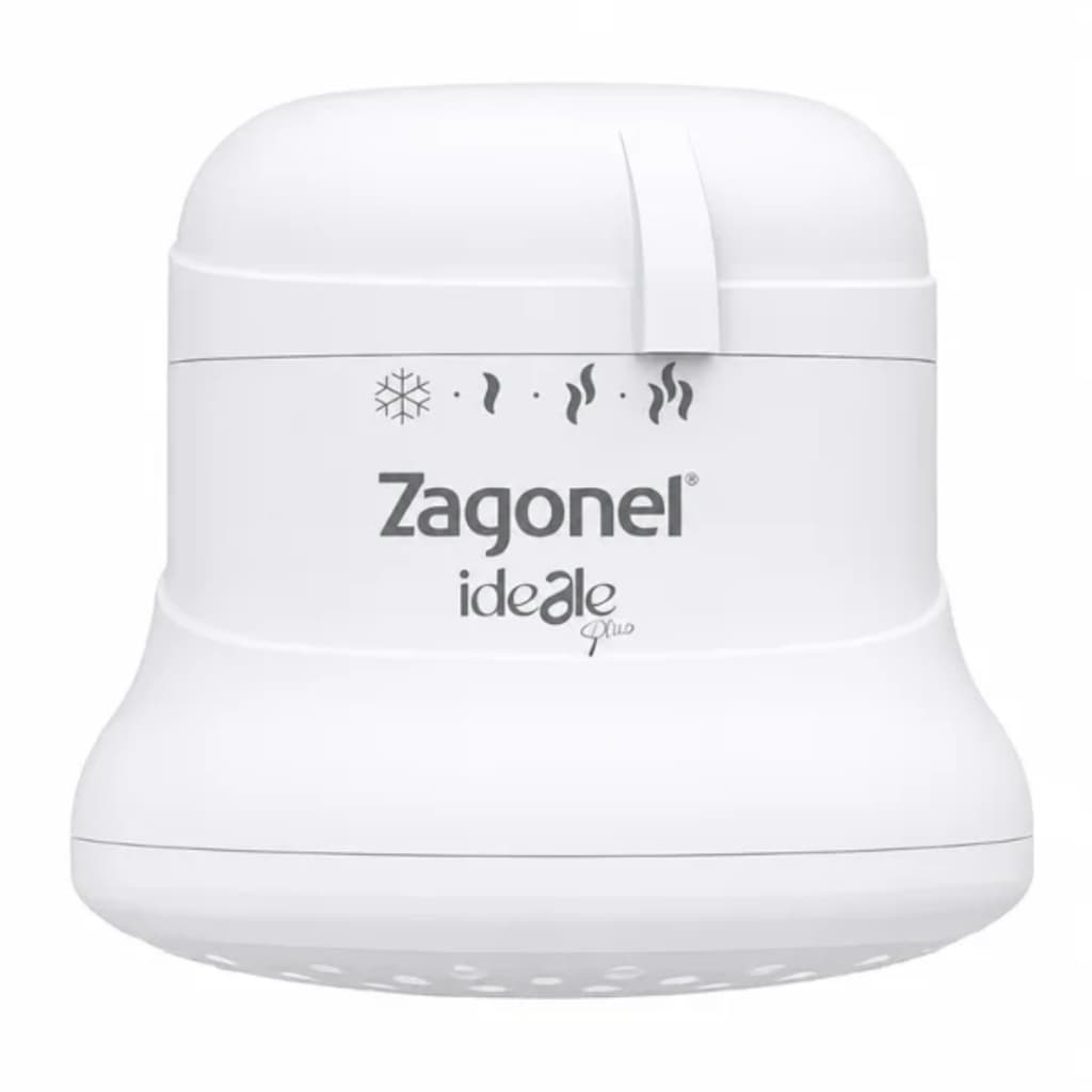 Chuveiro Elétrico Zagonel Ideale Plus 4 Temperaturas Ducha Banho Confortável 127V/220V - 5500W/6800W
