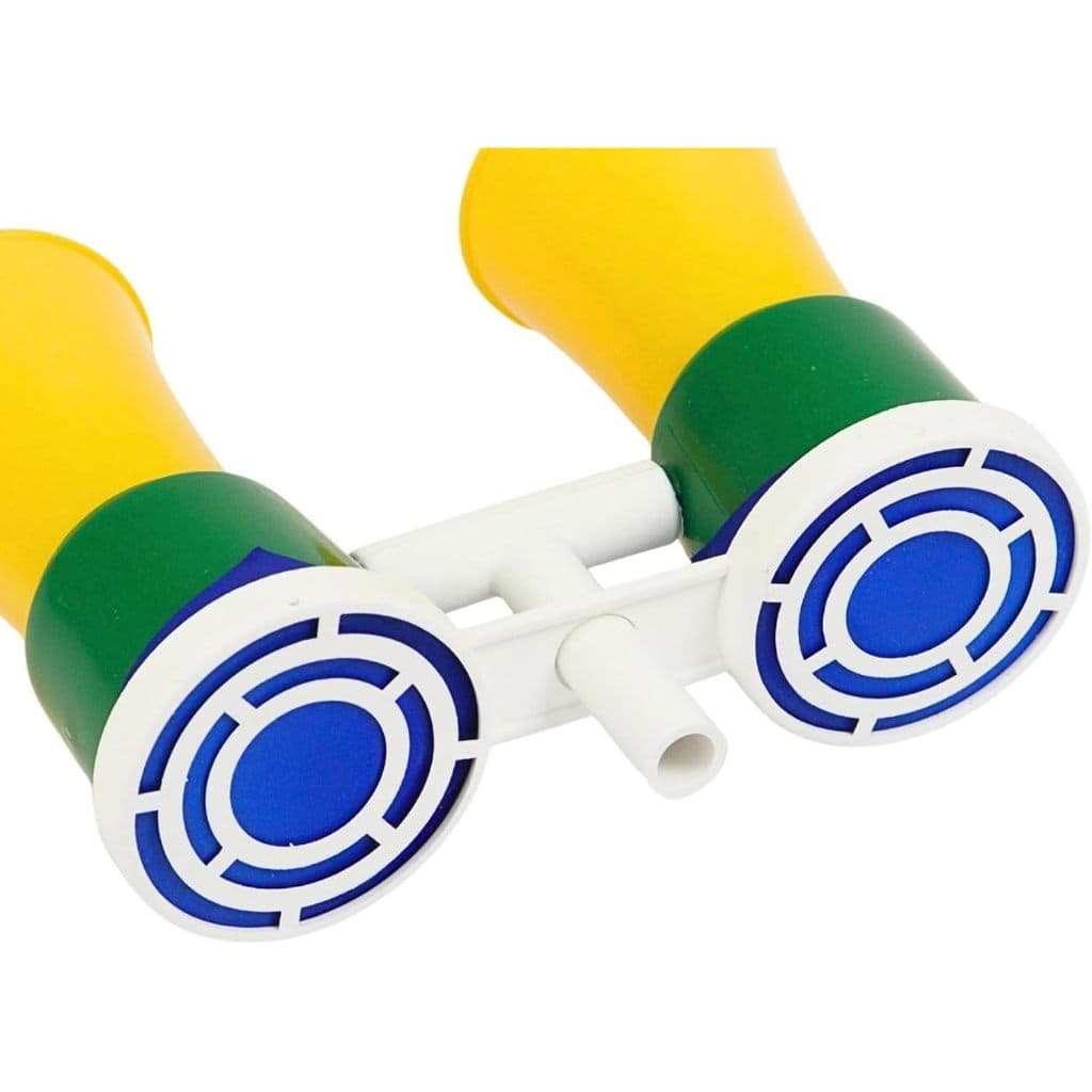 Kit 2 Cornetas Dupla Copa do Mundo Torcida Futebol Buzina Estádio Verde e Amarela