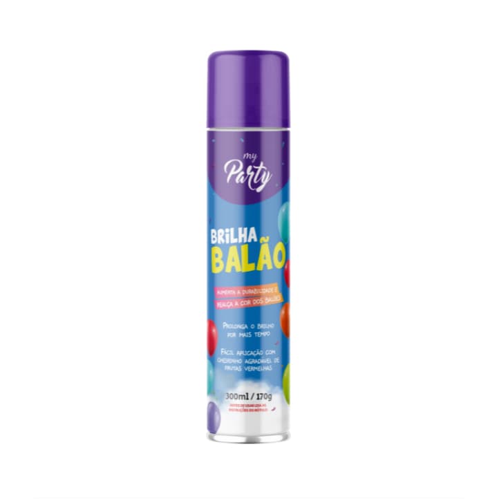 Spray Brilha Balão 300 ml My Party