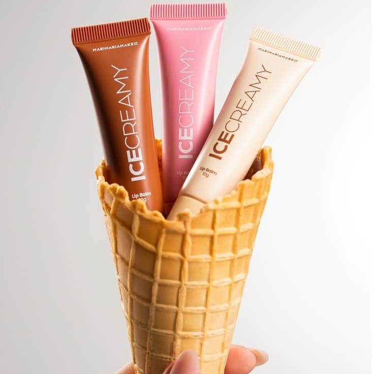 Ice Creamy Lip Balm Mari Maria 10g Hidratante Labial Efeito Gloss