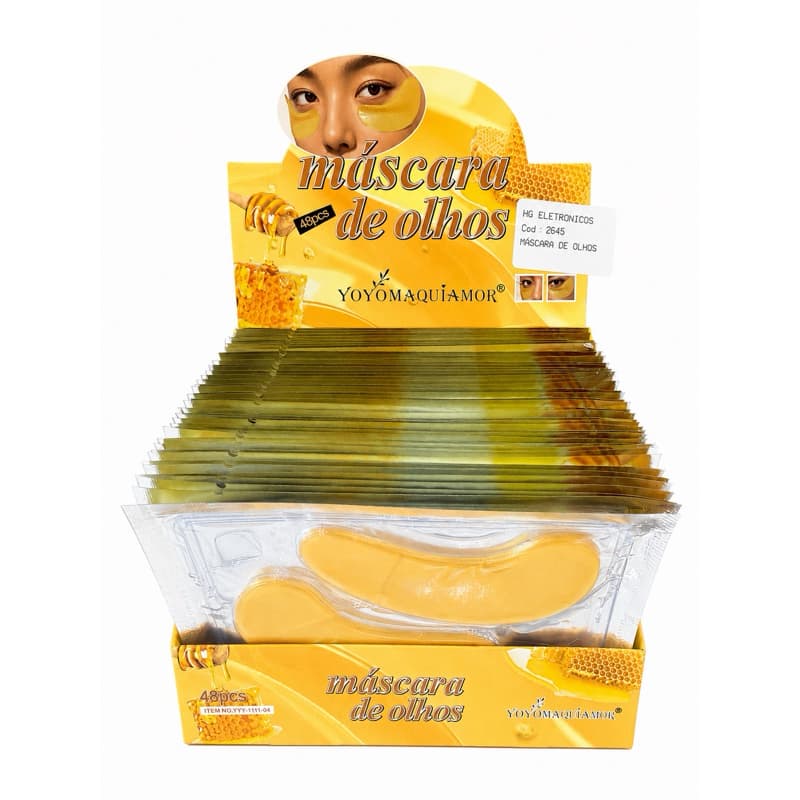 Máscara de Olhos com Extrato de Mel – YOYÓMAQUIAMOR®