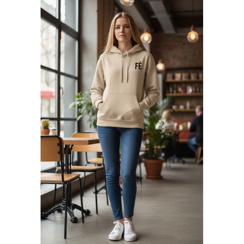 Moletom Feminino Cangurú Com Capuz E Bolso 100% Algodão