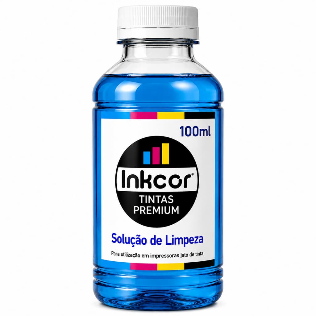 Solução de Limpeza Elimine Entupimento de Cabeça De Impressão e Cartucho Compatível HP Canon Ecotank
