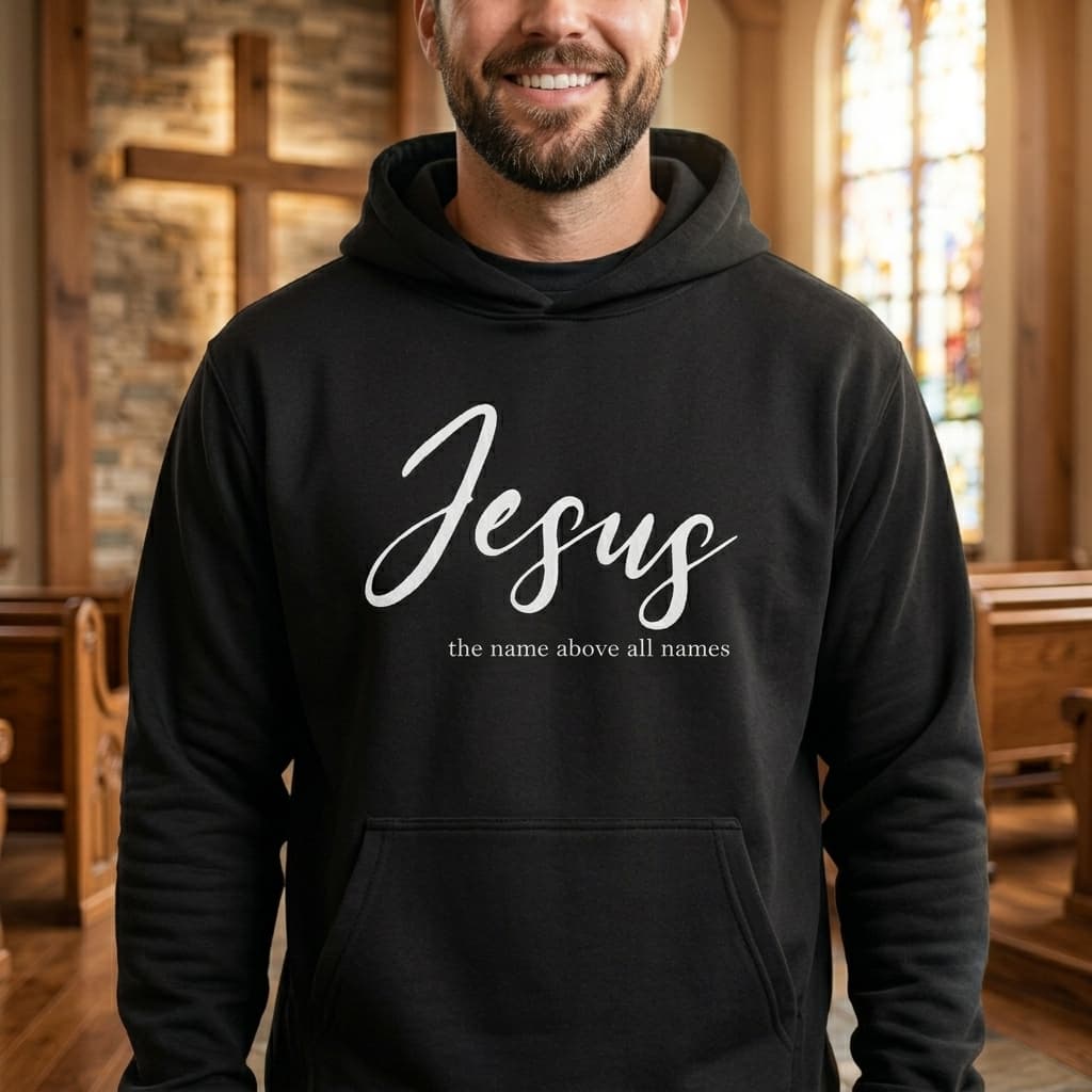 Moletom Jesus Rei Fé Cristo 100% Algodão Canguru Confortável Estiloso - Envio Rápido