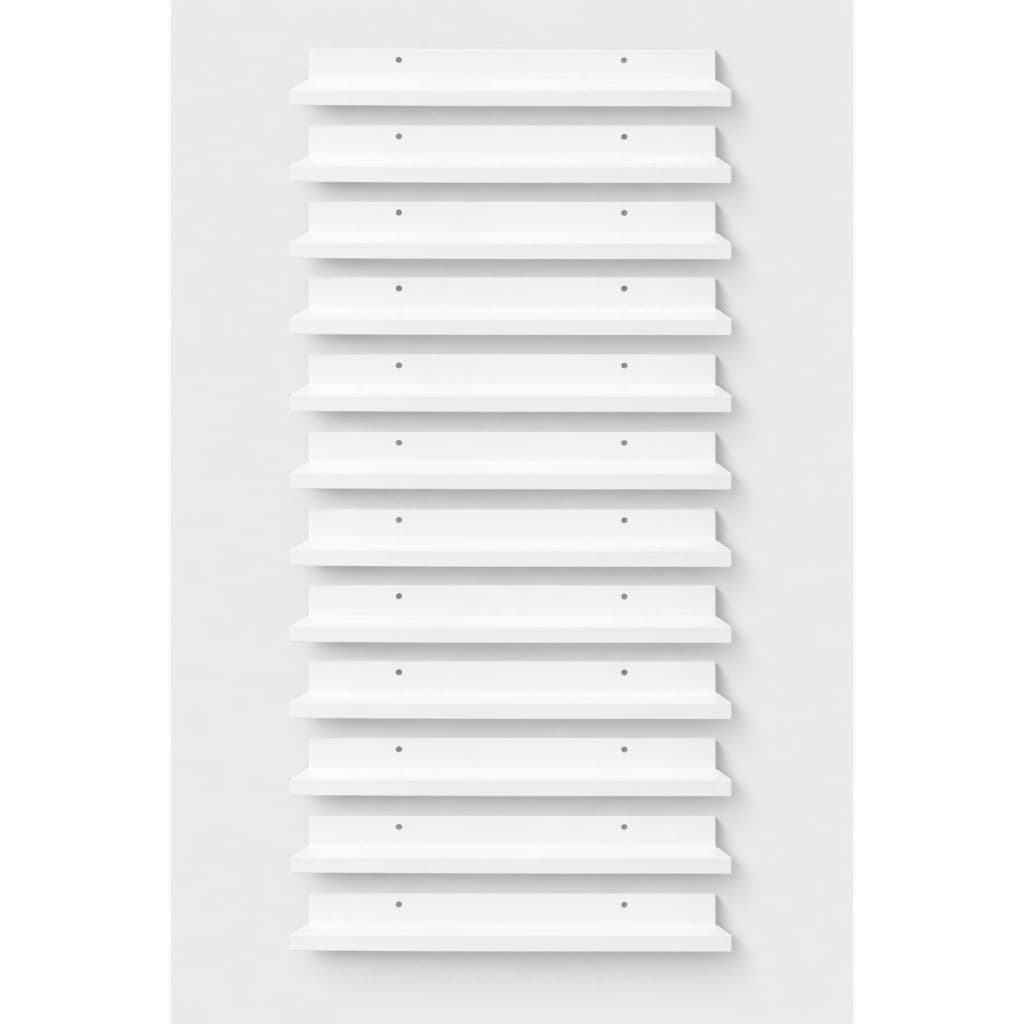 Kit 10 Prateleiras MDF Expositor Multiuso para Esmaltes, Tintas e Temperos