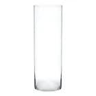 Vaso Tubo De Vidro Transparente Cilindro 40x14cm