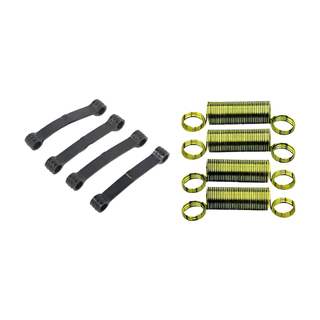 Kit 4 Molas + 4 Tirante Preto Lavadoras Electrolux