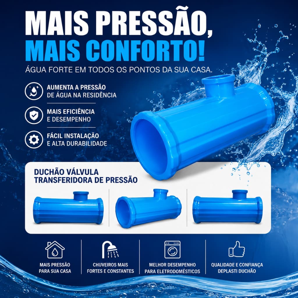 Duchao Valvula Pressurizador Externo Automatico Para Caixa D'agua