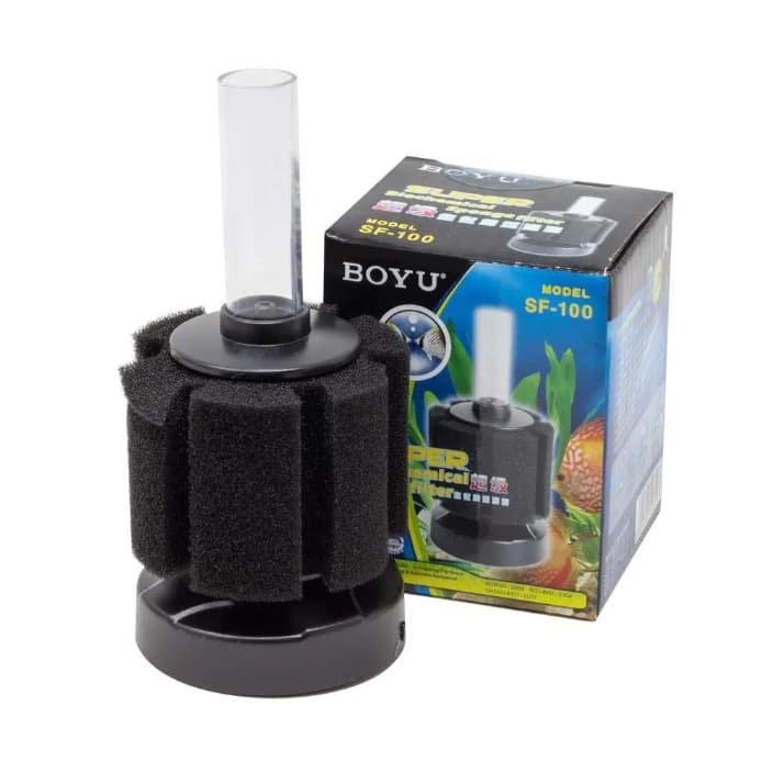 Filtro Interno de Esponja Boyu SF-100 para Aquário Até 40 Litros