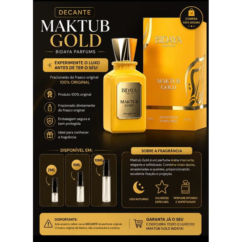 Maktub Gold – Bidaya Parfums