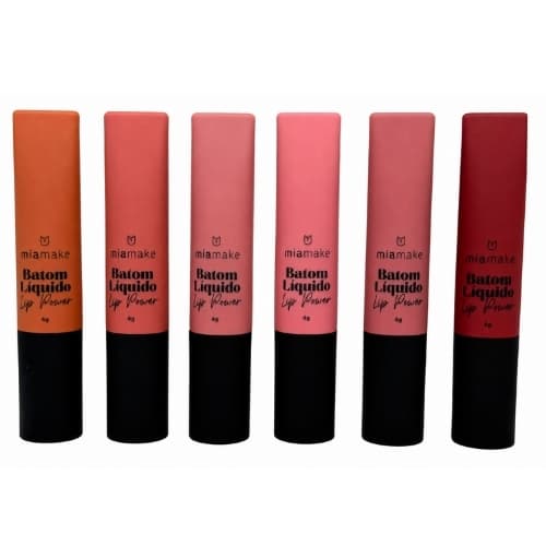 Mia Make Batom Líquido Lip Power Alta Cobertura e Não Transfere