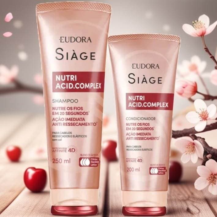 Shampoo e Condicionador Siàge Nutri Acid Complex 250ml + 200ml