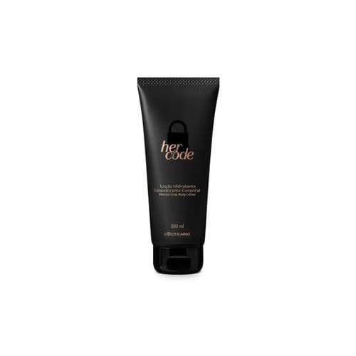Loção Hidratante Desodorante Corporal Her Code 200ml Creme Amadeirado Sensual