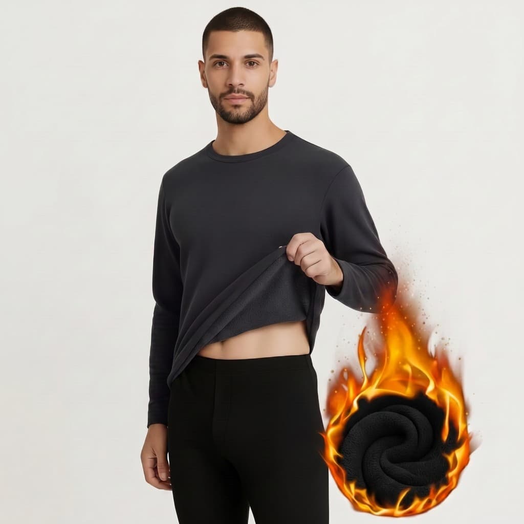 Blusa Termica Masculina Segunda Pele Peluciada Flanelada