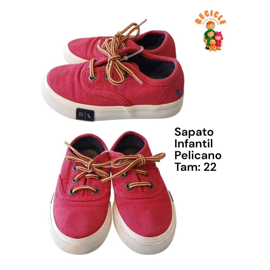 Sapato Infantil Pelicano – Tam. 22(RECICLE MAMÃE E BEBÊ)