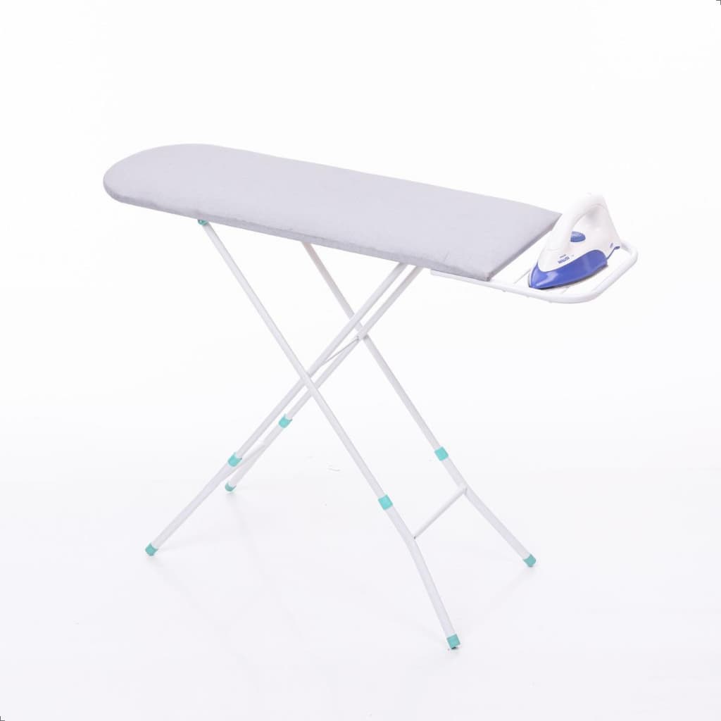 Tábua Mesa de Passar Roupa Forro Térmico Dobrável Portátil Pet Útil com Porta Ferro Resistente