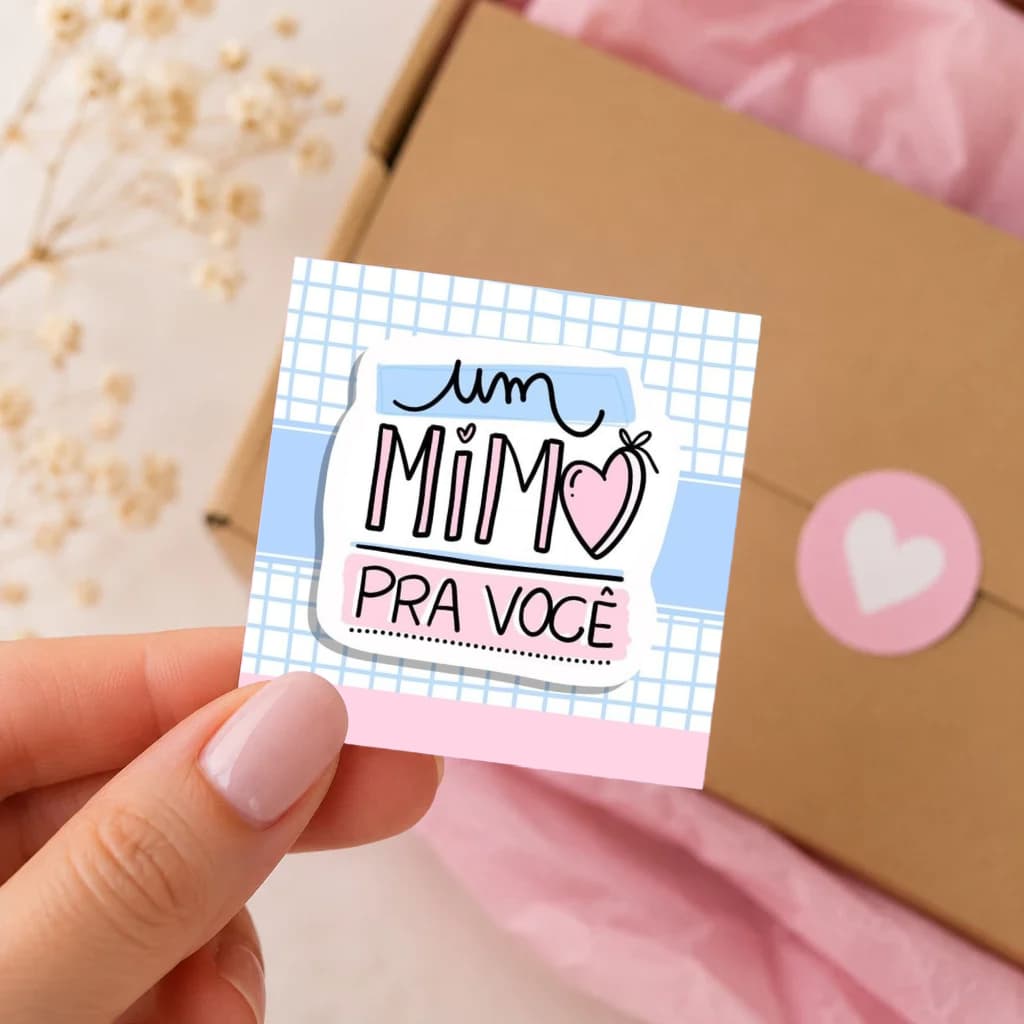 100 Tags Agradecimento ao cliente / Mini cartão para loja, empresa, mimo, pedido 5x5cm R:A13