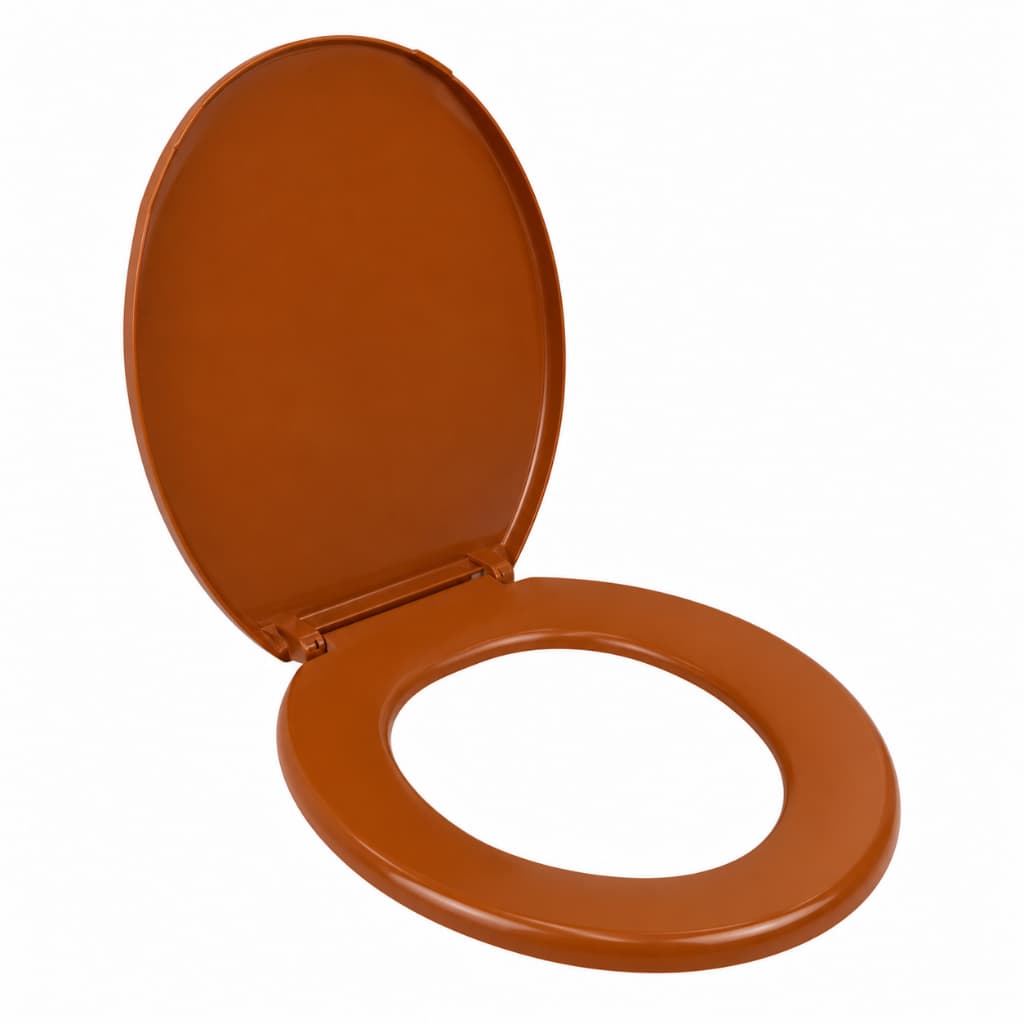 Assento Sanitário Oval Modelo Mundial Amanco Wavin Caramelo
