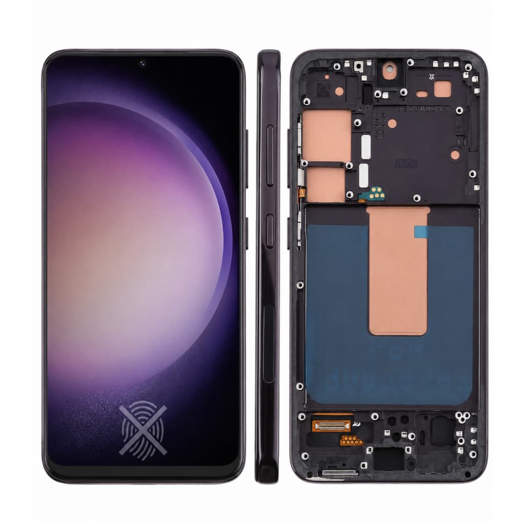 Display Frontal Tela lcd INCELL Para Galaxy S23 5G - FRONTAL COM ARO INCELL
