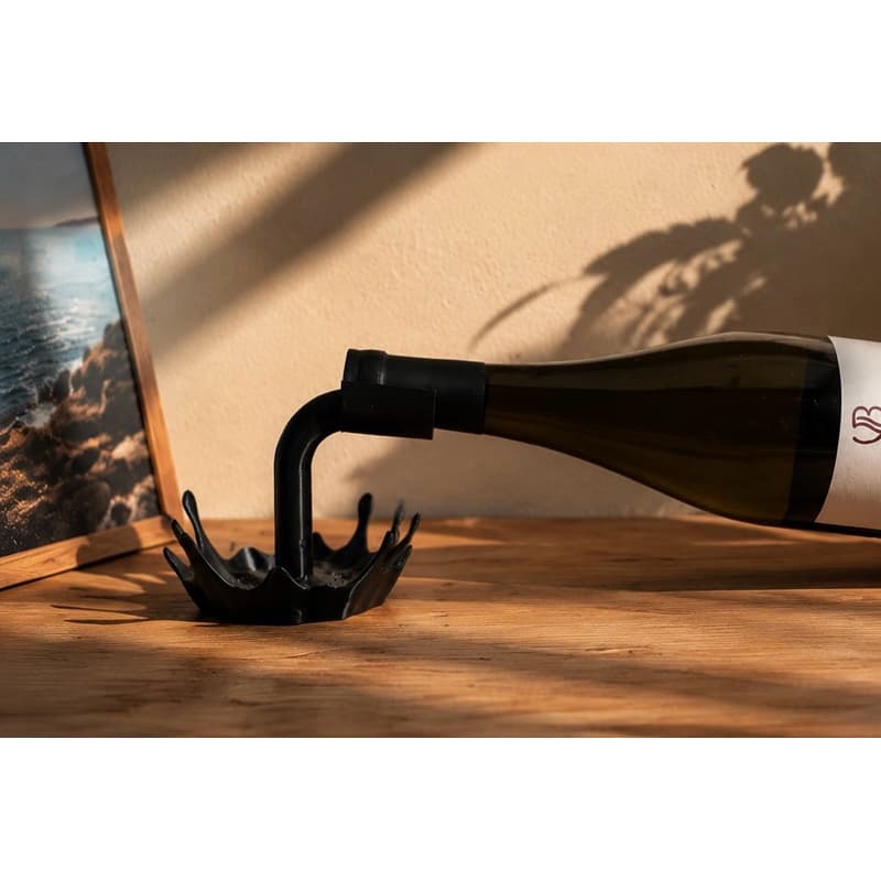 Suporte Flutuante para Garrafa de Vinho - sofisticado moderno diferente para adega sala e cozinha