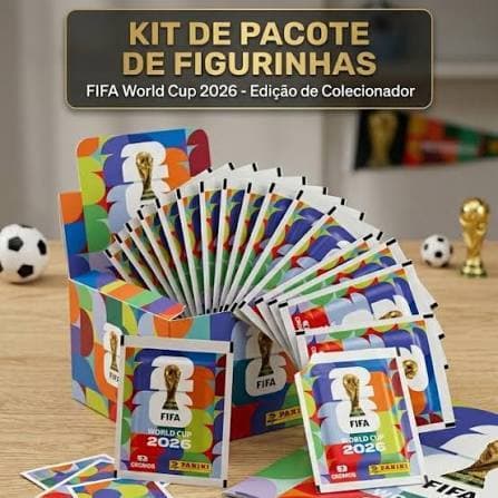 Kit com 5 Pacotinhos de Figurinhas - 35 FIGURINHAS PARA SUA COLEÇÃO!!