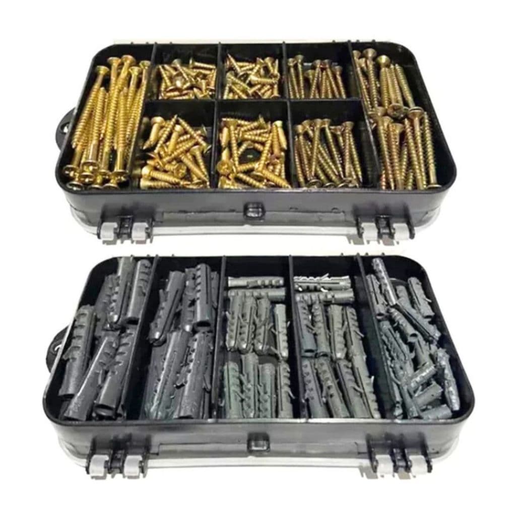 Kit Parafusos e Buchas 300/400 com Estojo Organizador Completo