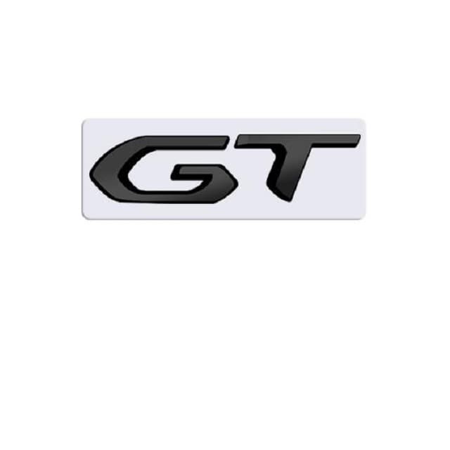 Emblema Logo Gt Peugeot 208 GT 2008 GT  3008 GT - Preto