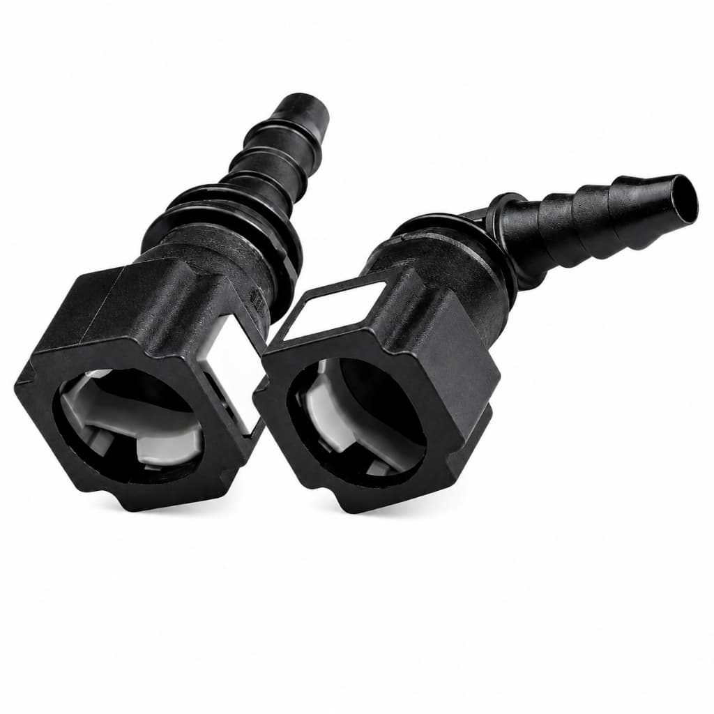Kit 2 Conector Engate Rápido Filtro Combustível Fiesta Ka Ecosport Zetec Rocam 1.0 1.6 2.0 2003 a 2012