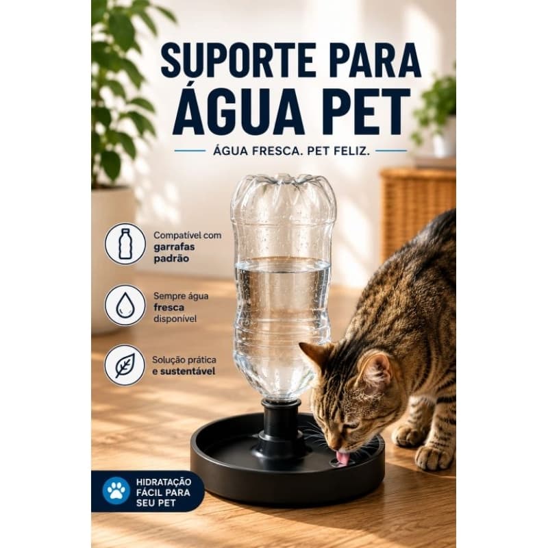 Bebedouro para Pets Automático | Fonte de Água para Cães e Gatos Premium