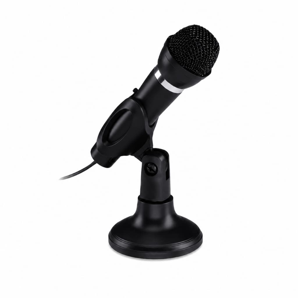 Microfone Studio Para Mesa Maxprint Preto P2 3,5mm -60000052