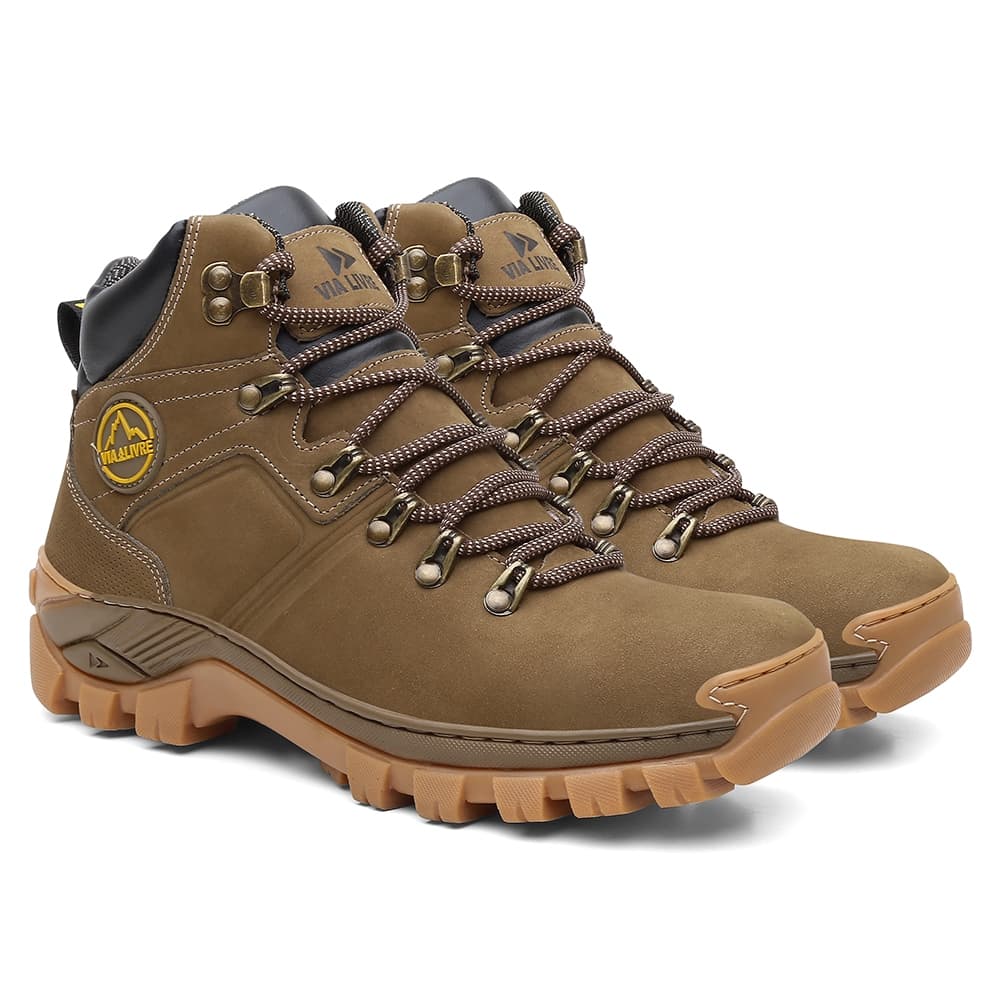 Bota Masculina Lançamento TOP Coturno Via Livre- N6 Com C.A Toronto