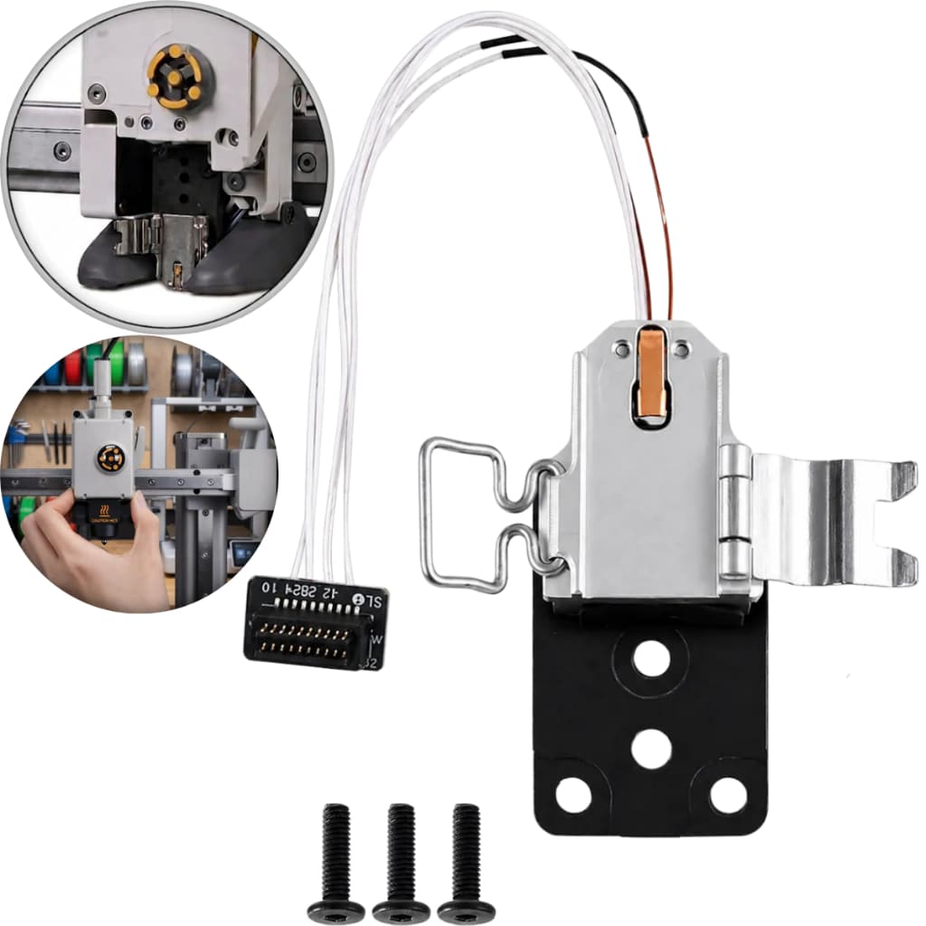 Kit Hotend Completo Bambu Lab A1 A1 Mini Termistor Bloco Aquecedor Impressora 3D Troca Rápida 300°C Corpo em Cerâmica