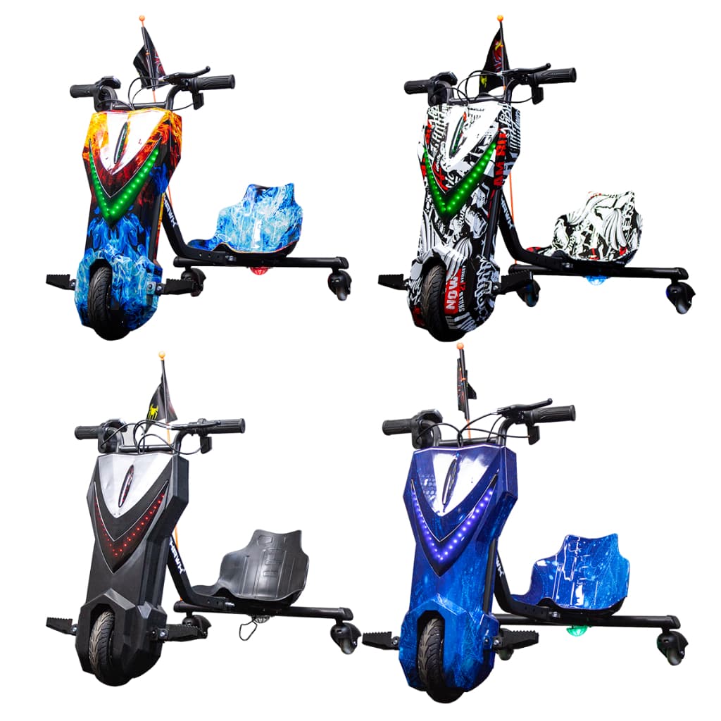 Triciclo Elétrico Drift WeHawk WX-16 350W Bateria Lítio 36V 1 Lugar LED 15km/h