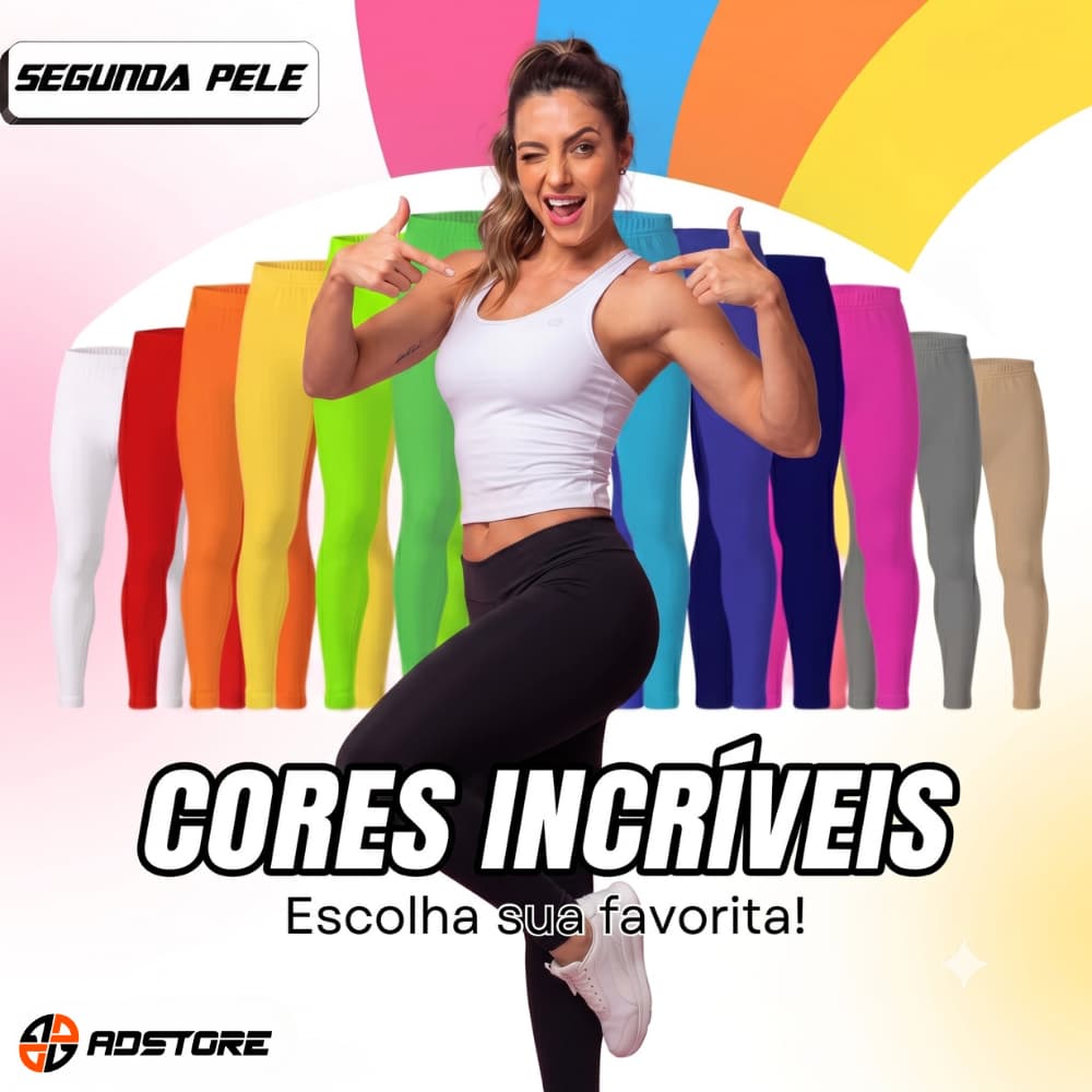 Calça Segunda Pele Adulto Unissex Térmica Para Esporte Corrida Academia E Dia A Dia