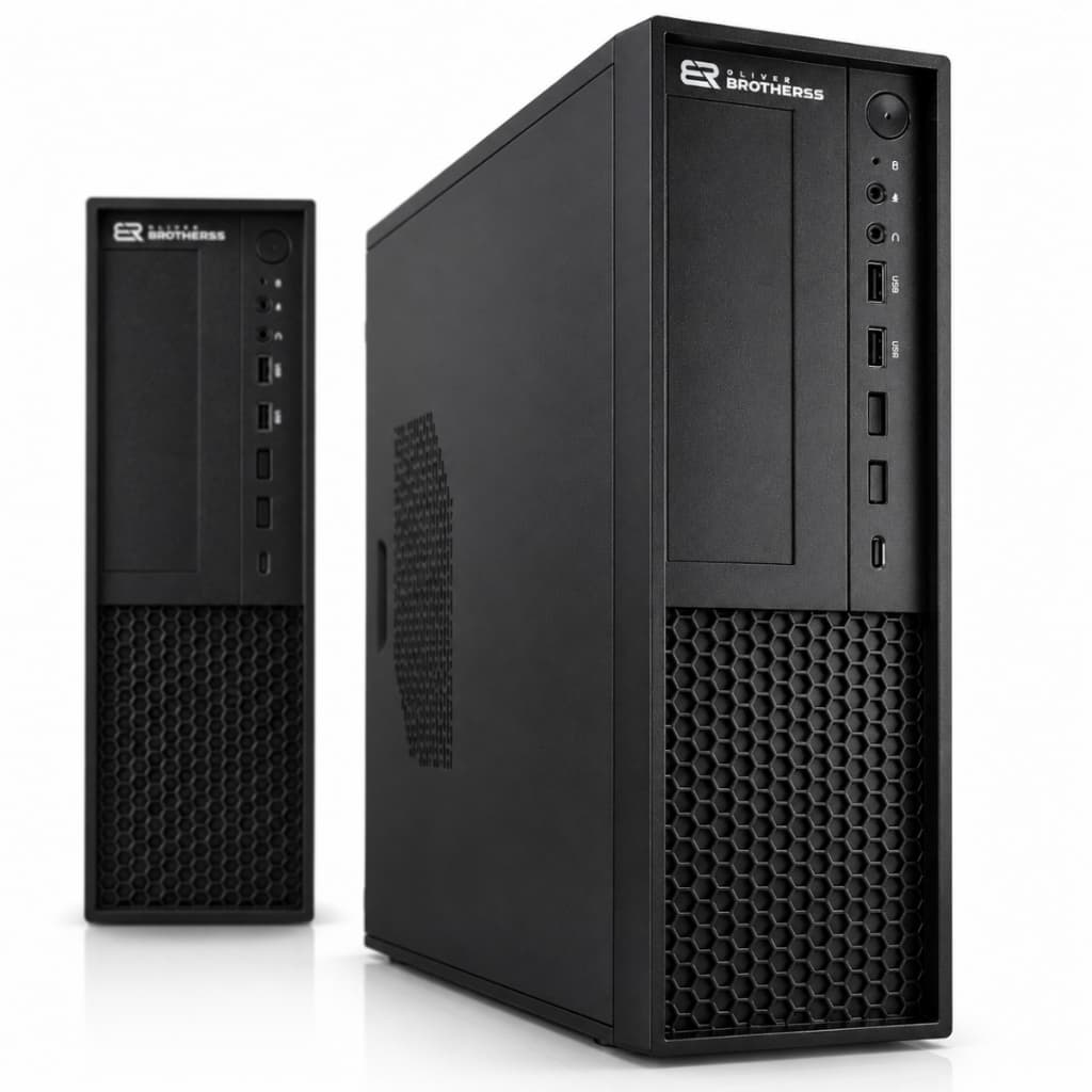 Gabinete Slim Micro Atx Para Fonte Tfx Dell Hp Lenovo Usb-c Escritório Office Bt03 Brotherss