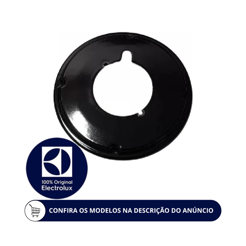 ARREMATE QUEIMADOR RÁPIDO COM VEDAÇÃO FOGÃO ELECTROLUX ORIGINAL 70201184 - 76GRS - 76GS - 76GSS - 76SPV - 76UPV - 76USV
