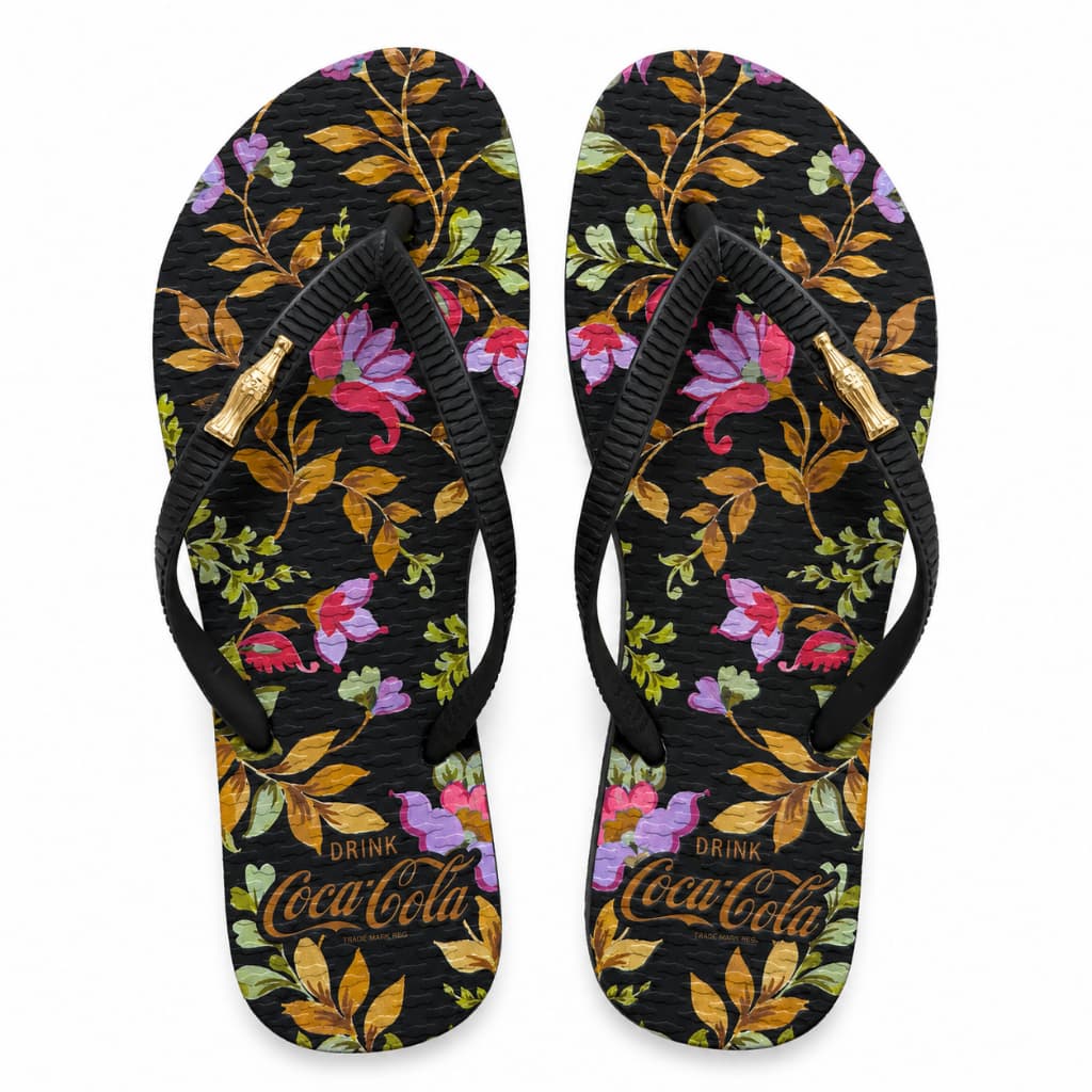 Chinelo Coca Cola Feminino Golden Garden Cc4923