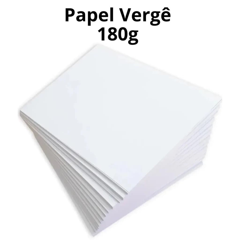 Papel Texturizado Vergê A4 180g 50 Folhas Ideal Para Convites Certificados Cartões Impressão e Artesanato