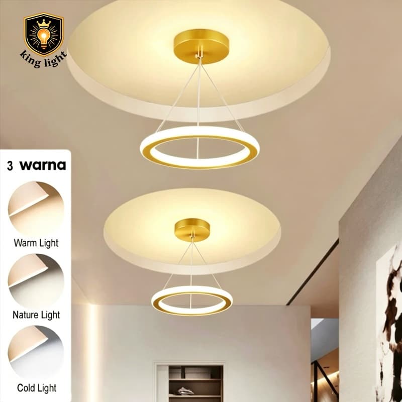 Lustre LED moderno com pingente de teto, adequado para corredor, sala de estar, quarto, cozinha